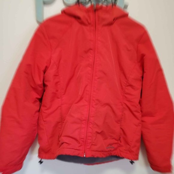Eddie Bauer Large Ski Jacket that can adapt to changing weather all season.RED - Picture 2 of 8